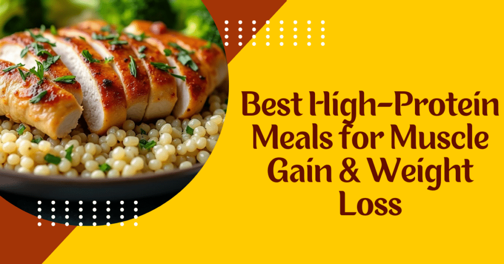 Best High-Protein Meals for Muscle Gain & Weight Loss