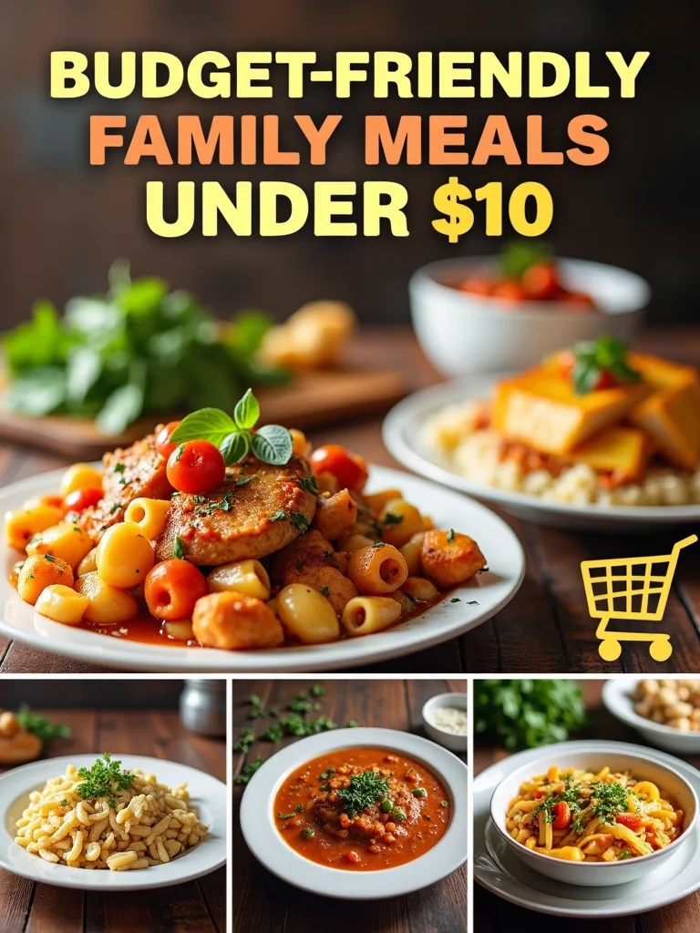 Budget-Friendly Family Meals Under $10 easy and cheap