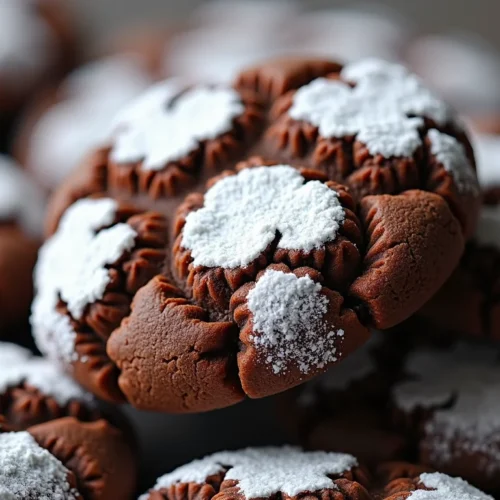 Chocolate Crinkle Cookies recipe