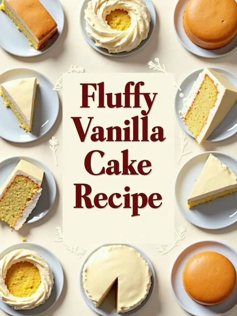 Fluffy Vanilla Cake Recipe Variations