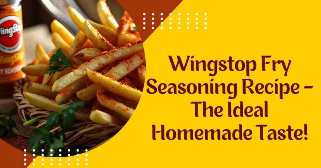 Wingstop Fry Seasoning Recipe - The Ideal Homemade Taste!