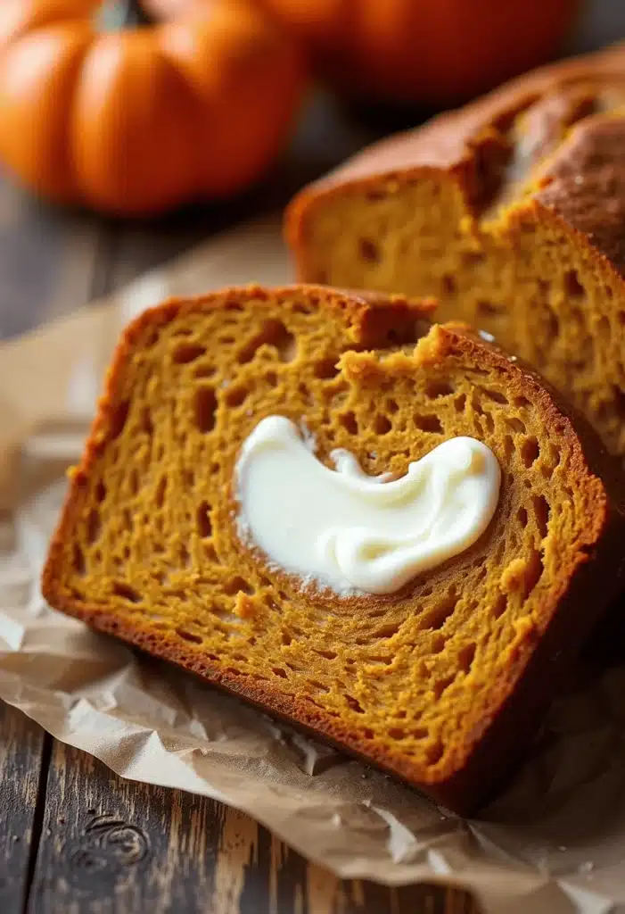 Cream Cheese Filled Pumpkin Bread ingredients