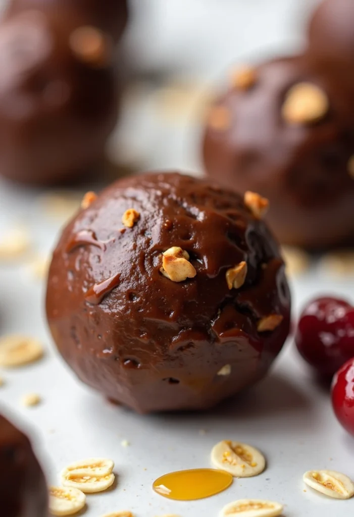 Healthy No-Bake Chocolate Energy Bites