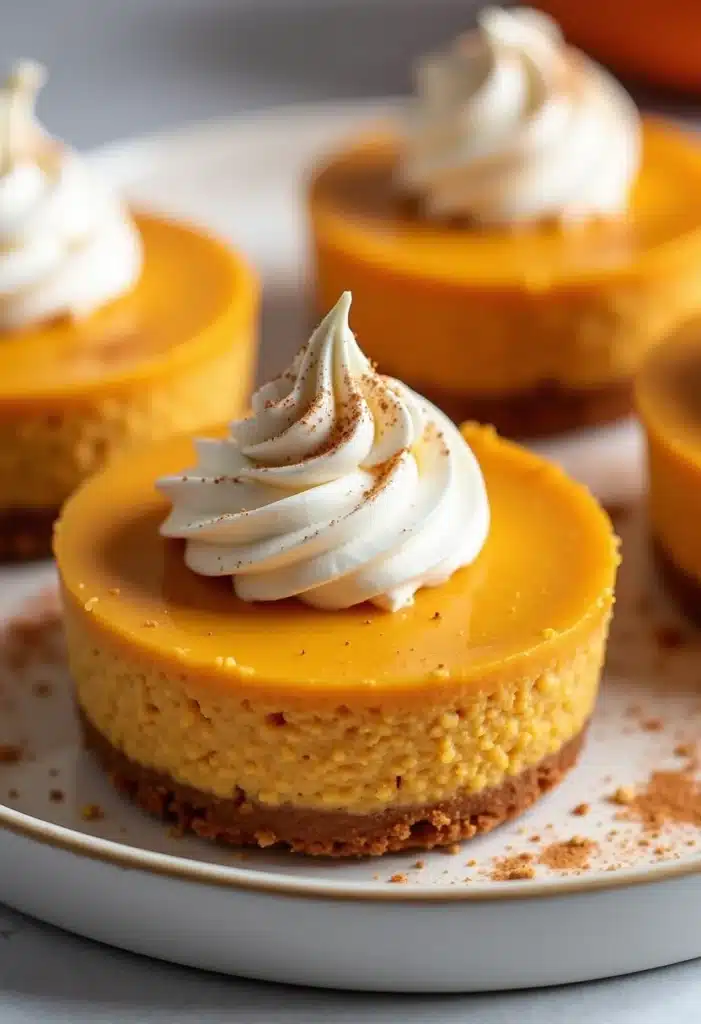 Healthy Pumpkin Cheesecakes Recipe ingredients