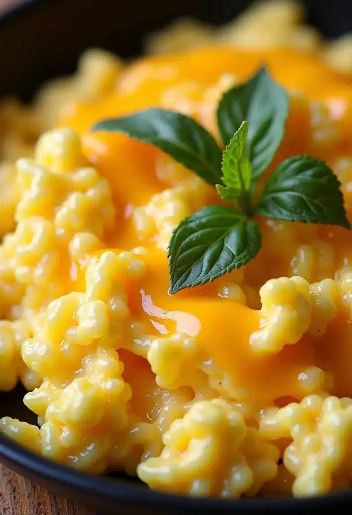 Keto Scrambled Eggs with Cheese & Avocado
