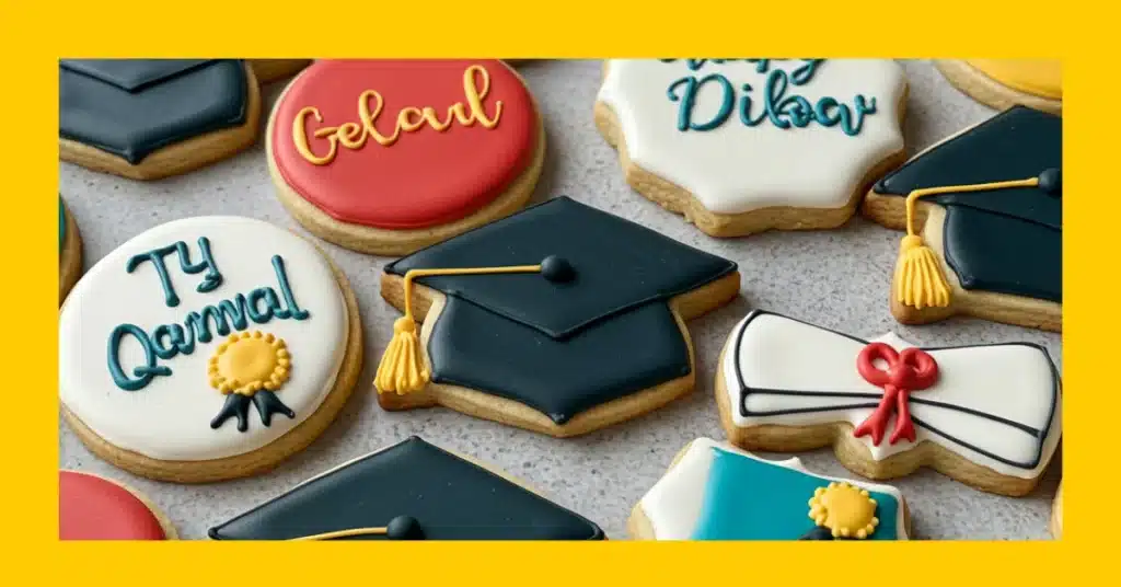 Easy Graduation Sugar Cookies