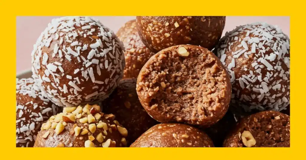 Quick and Easy No Bake Protein Balls