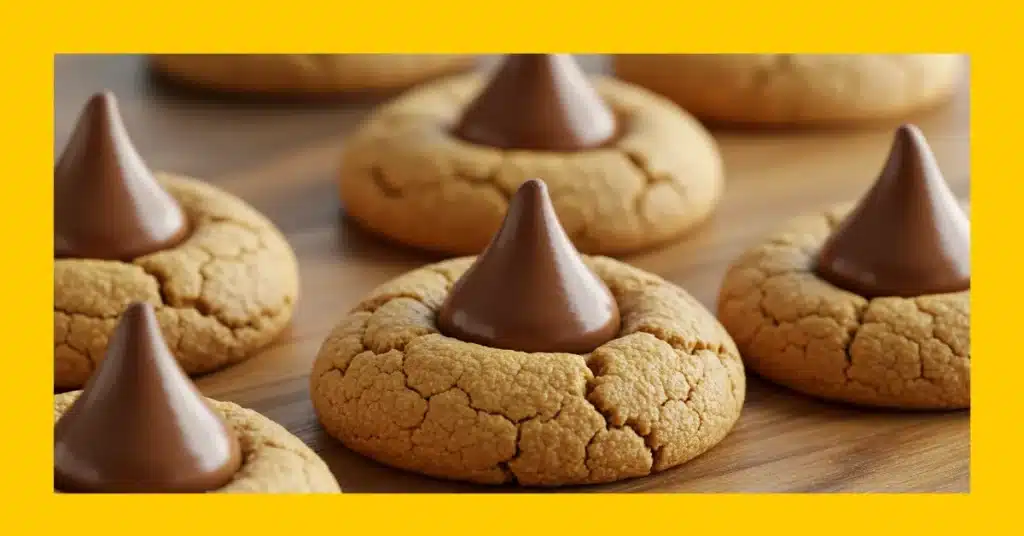 easy Homemade Peanut Butter Kiss Cookies to make