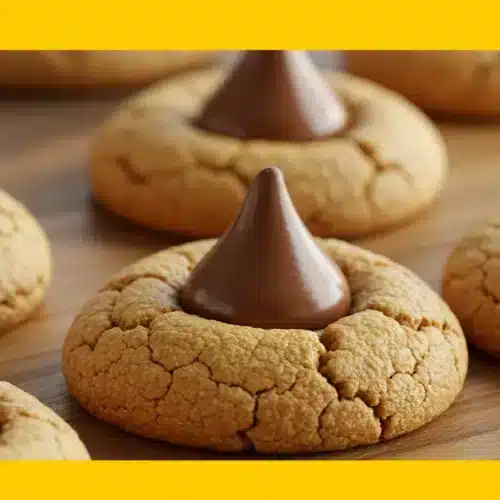 easy Homemade Peanut Butter Kiss Cookies to make