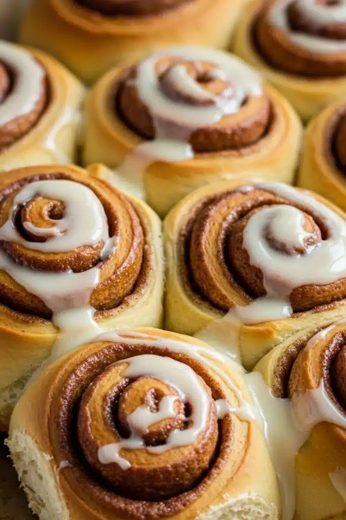 Cinnamon Rolls with Heavy Cream