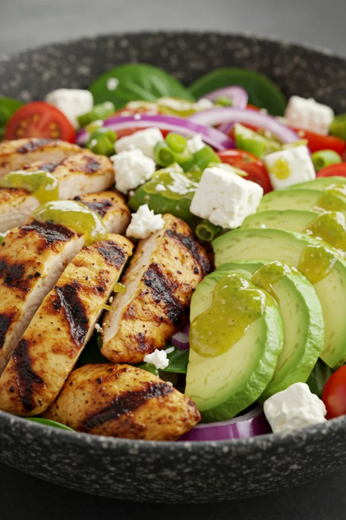 Grilled Chicken & Avocado Salad Bowl