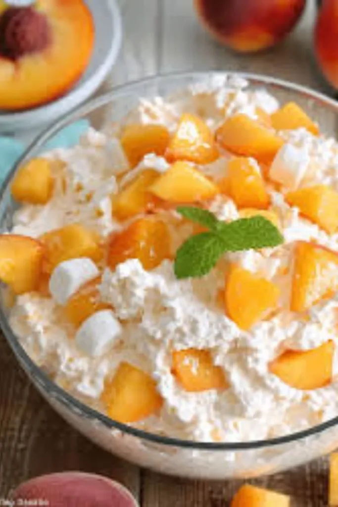 Peach Fluff Salad