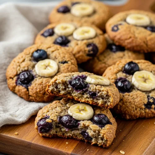 Banana Blueberry Breakfast Cookies Recipe