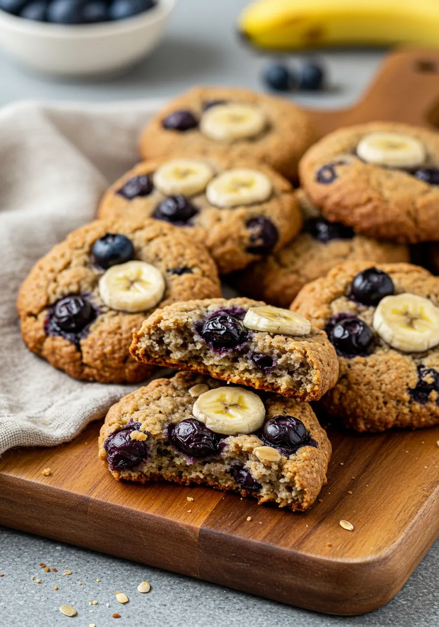 Banana Blueberry Breakfast Cookies Recipe