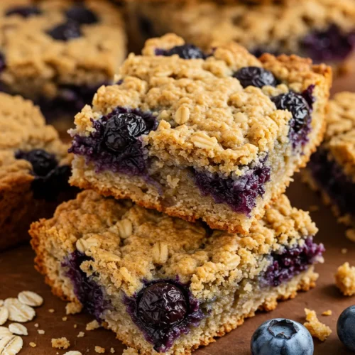 Blueberry Oatmeal Breakfast Bars