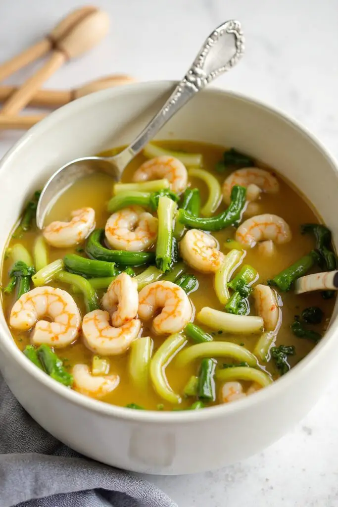 Bok Choy Shrimp Soup