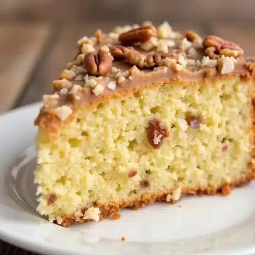 Butter Pecan Praline Poke Cake