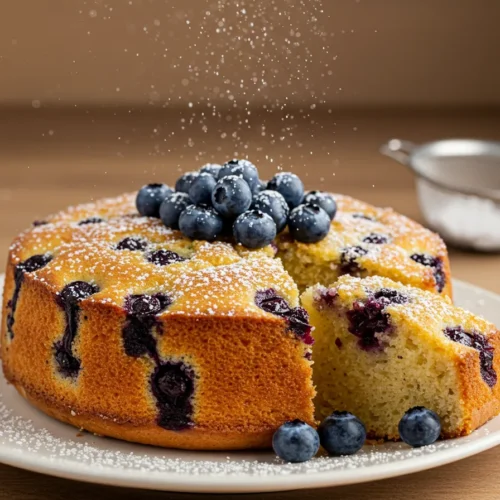 Buttermilk Blueberry Breakfast Cake Recipe