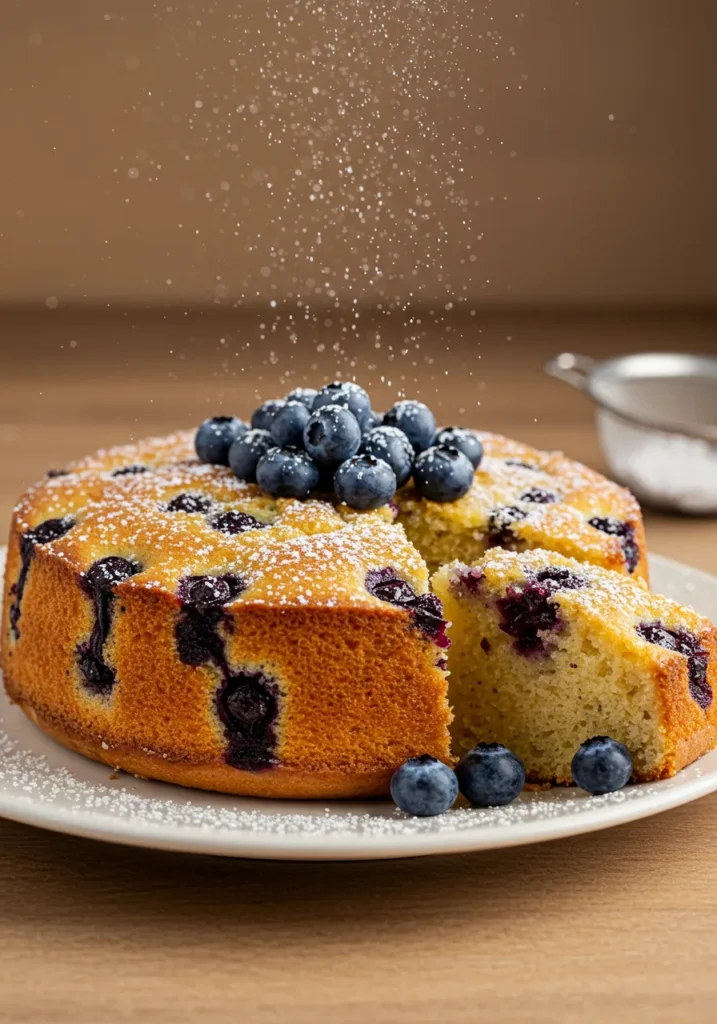 Buttermilk Blueberry Breakfast Cake Recipe