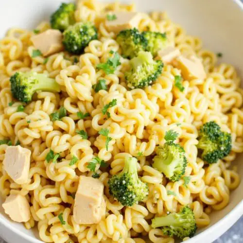 Cheesy Chicken Broccoli Orzo