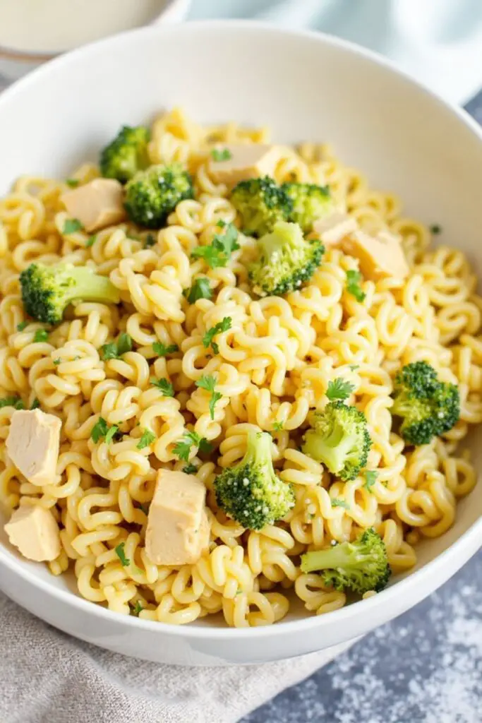 Cheesy Chicken Broccoli Orzo