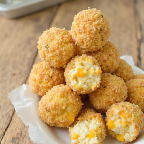 Cheesy Corn Balls