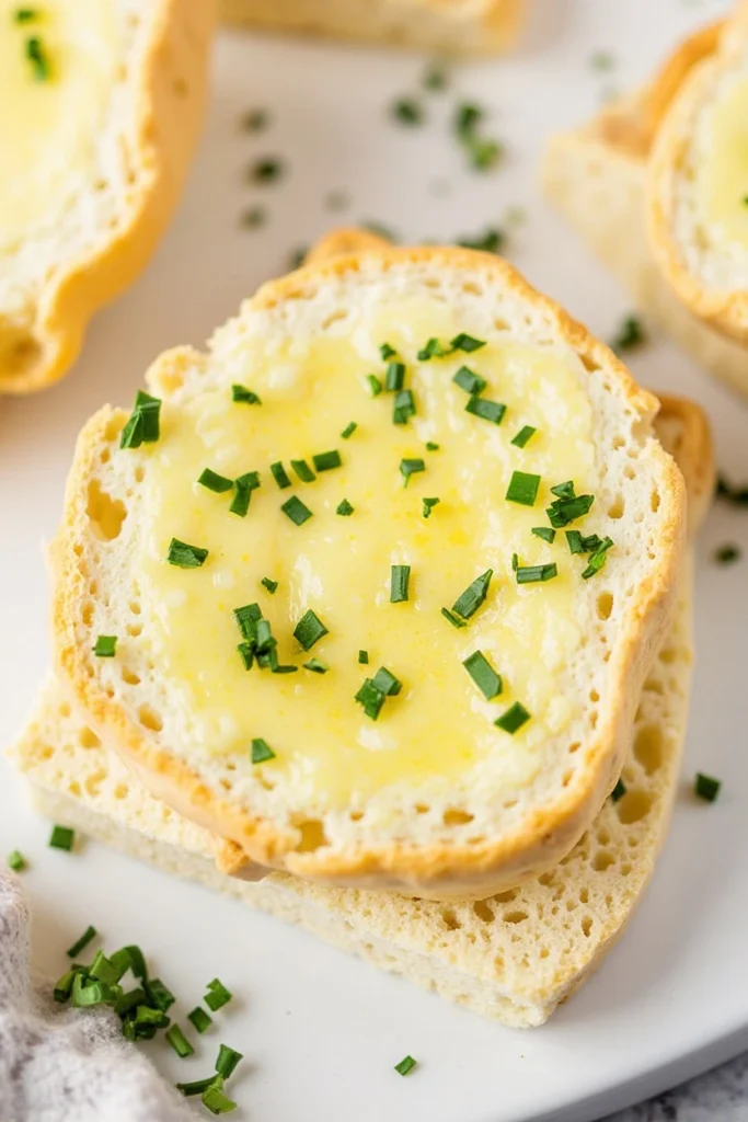 Cheesy Garlic Bread Custard