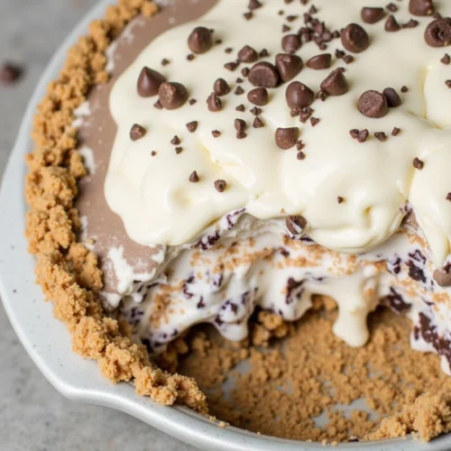 Chocolate Chip Ice Cream Pie