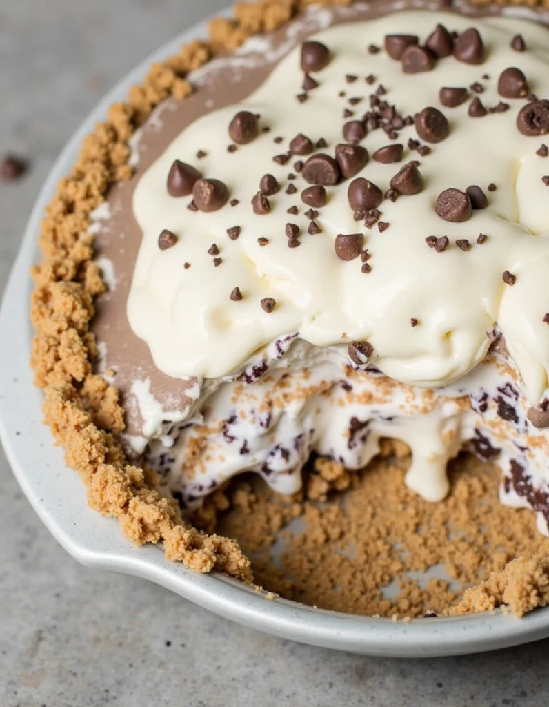 Chocolate Chip Ice Cream Pie
