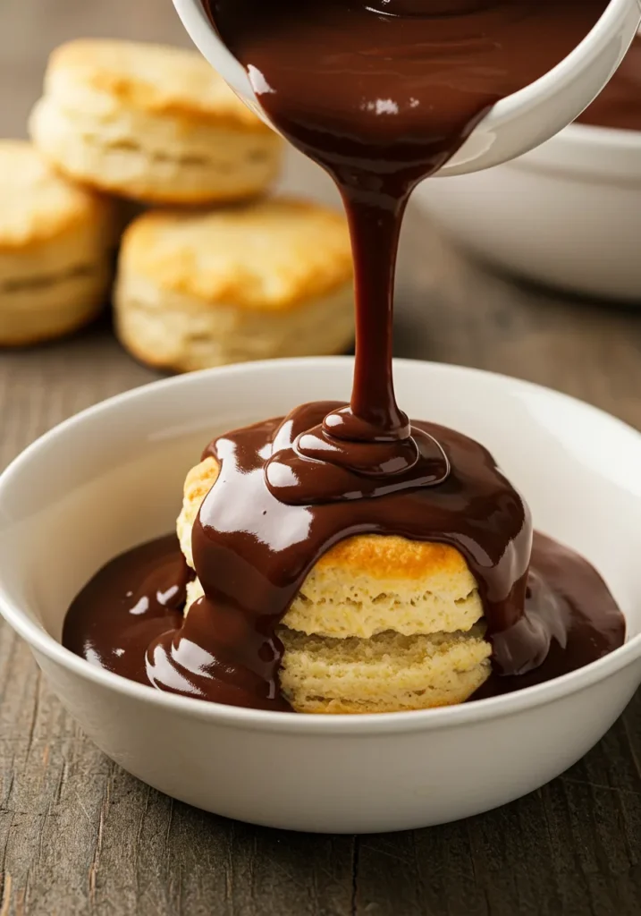 Chocolate Gravy and Biscuits Recipe