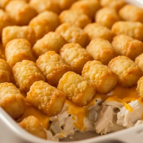 Cracked Out Chicken Tater Tot Casserole