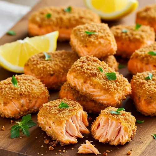 Crispy Air Fryer Salmon Bites Recipe