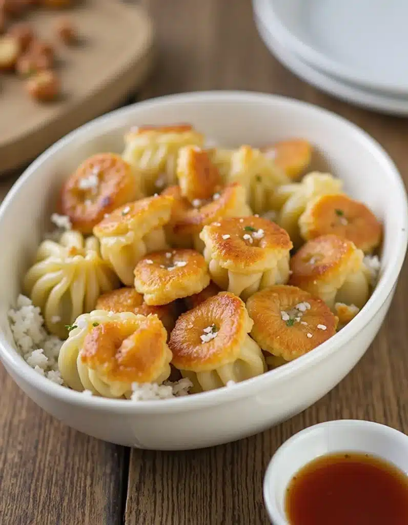 Crispy Pan Fried Dumplings