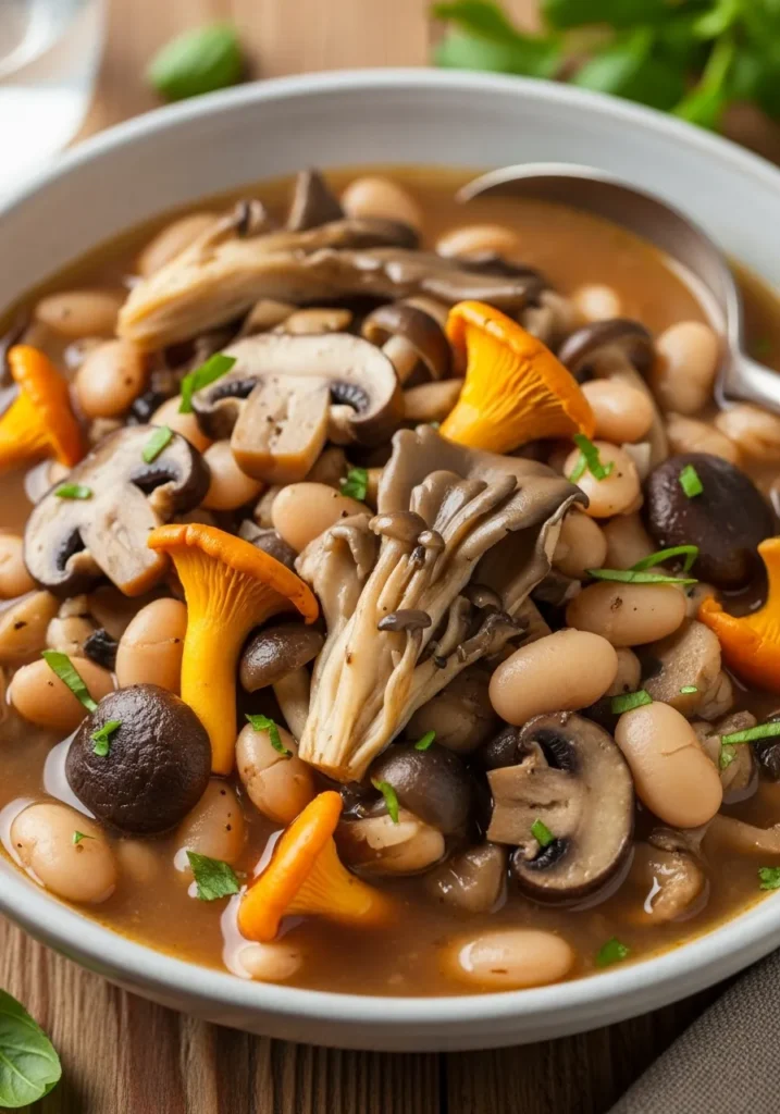 Earthy Mushroom and White Bean Stew
