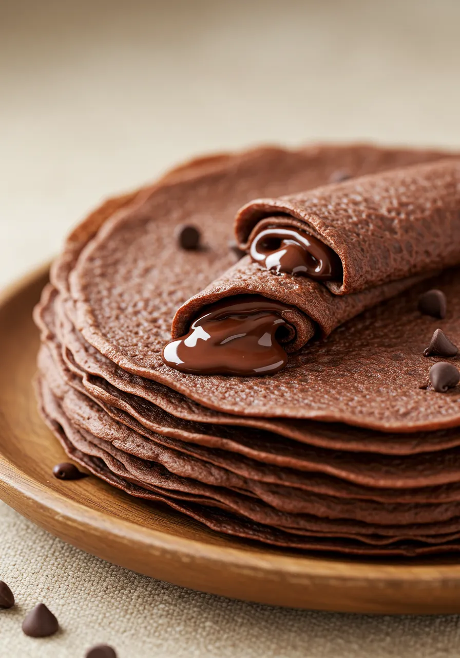 Easy Chocolate Crepes Recipe