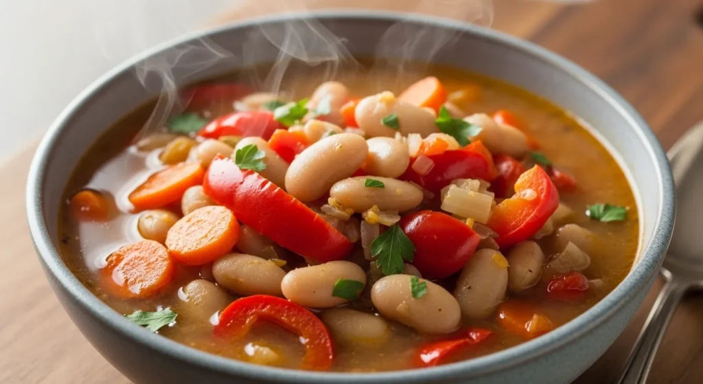 Fire-Roasted White Bean Soup