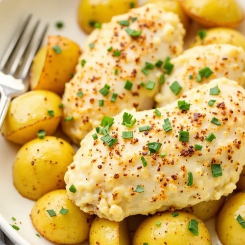 Garlic Parmesan Chicken and Potatoes