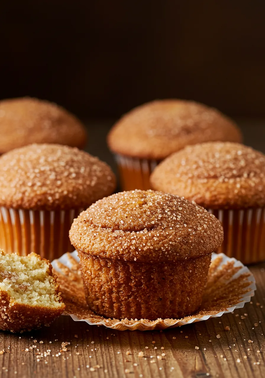 Grandma’s Fluffy Cinnamon Sugar Donut Muffins Recipe