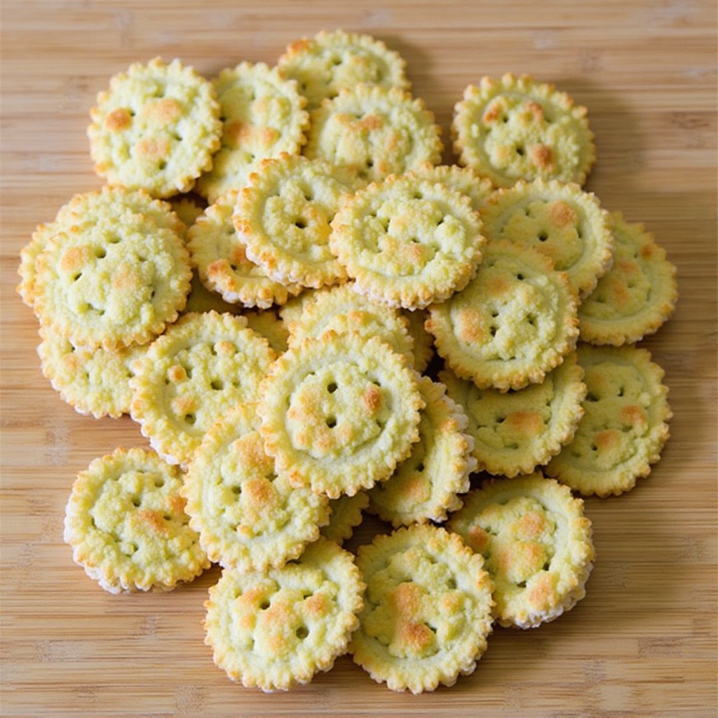 Green Onion Sesame Crackers