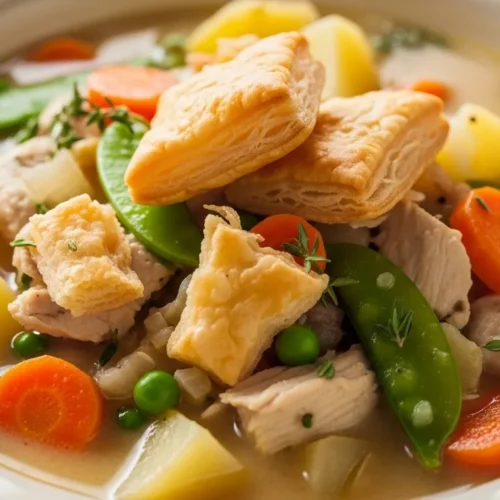 Healthy Chicken Pot Pie Soup