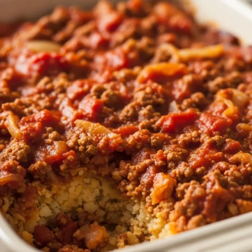 Low Carb Unstuffed Cabbage Casserole