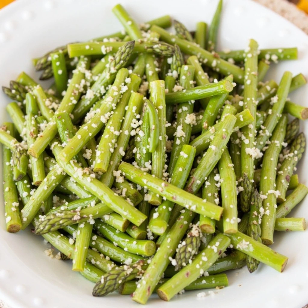 Parmesan Roasted Garlic Asparagus