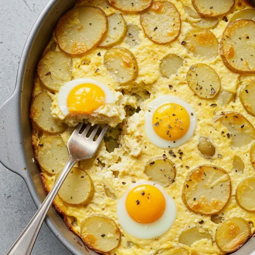 Potato and Egg Casserole Recipe – Hearty & Easy