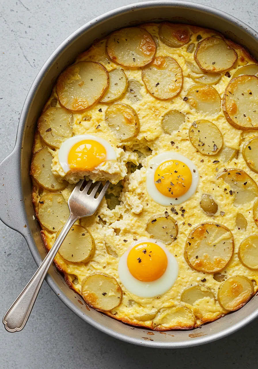 Potato and Egg Casserole Recipe – Hearty & Easy