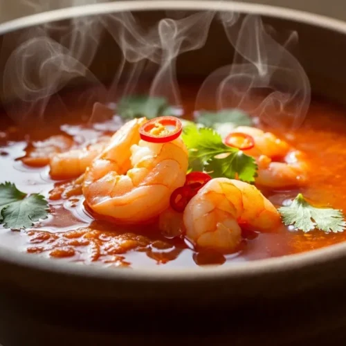 Quick and Spicy Shrimp Soup