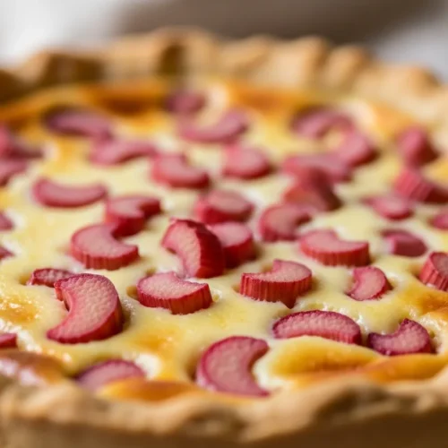 Rhubarb Custard Pie