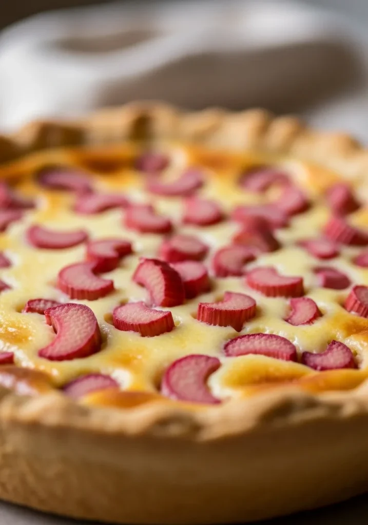 Rhubarb Custard Pie