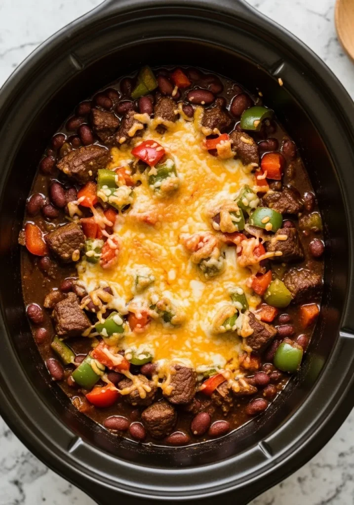 Slow Cooker Cowboy Casserole
