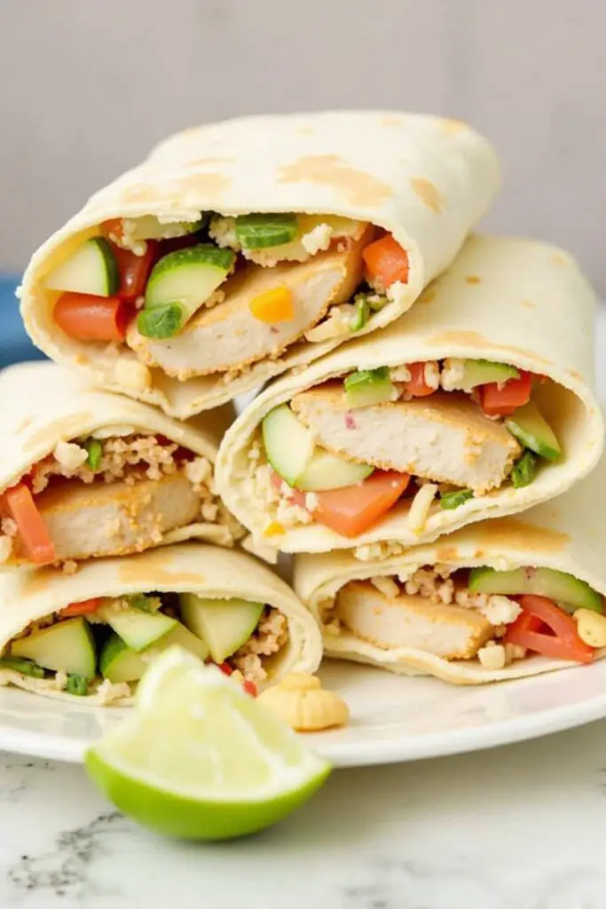 Southwest Chicken Cheddar Wraps