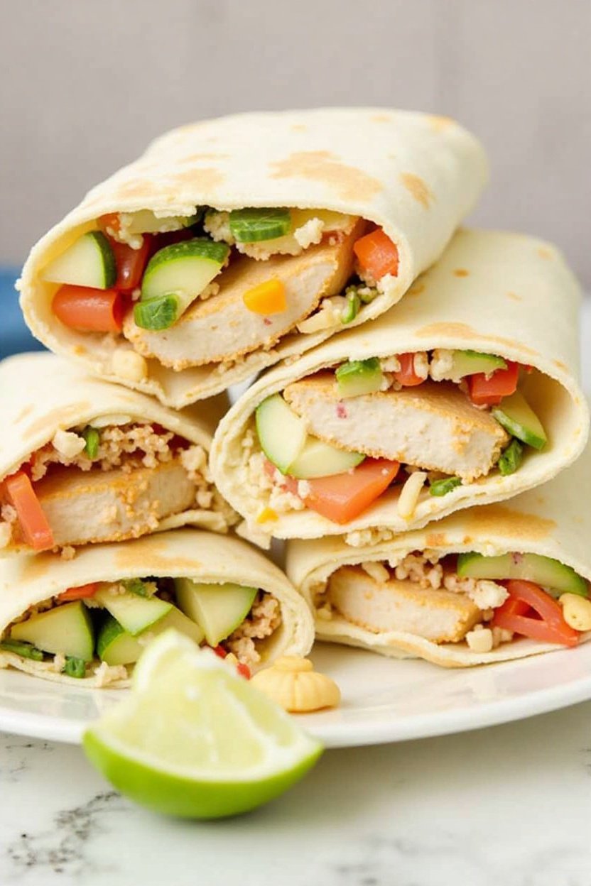 Southwest Chicken Cheddar Wraps – Easy & Flavorful Recipe